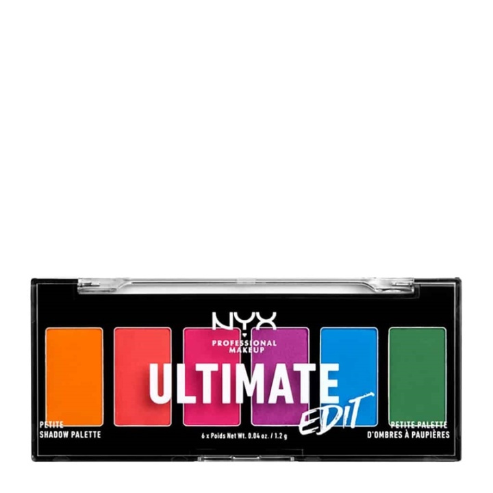 NYX PROF. MAKEUP Ultimate Shadow Palette Petit Edition - Brights i gruppen SKÖNHET & HÄLSA / Makeup / Ögon & Ögonbryn / Ögonskuggor hos TP E-commerce Nordic AB (A12598)