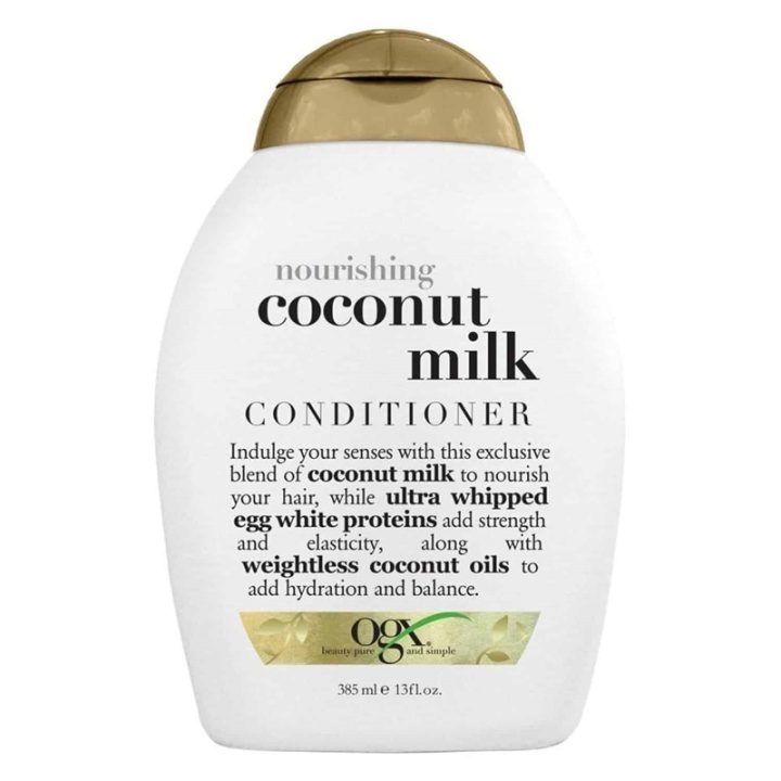 OGX Nourishing Coconut Milk Conditioner 385ml i gruppen SKÖNHET & HÄLSA / Hår & Styling / Hårvårdsprodukter / Balsam hos TP E-commerce Nordic AB (A12605)