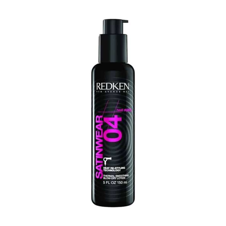 Redken Satinwear 04 Thermal Smoothing Blow-Dry Lotion 150ml i gruppen SKÖNHET & HÄLSA / Hår & Styling / Hårvårdsprodukter / Värmeskydd hos TP E-commerce Nordic AB (A12834)