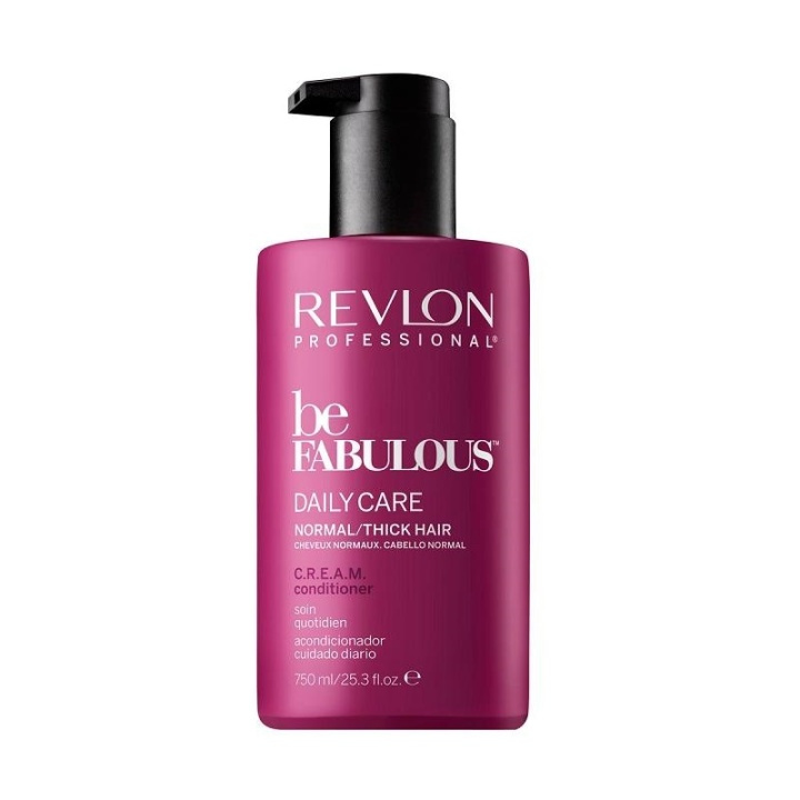 Revlon Be Fabulous - Conditioner for Normal/Thick Hair 750ml i gruppen SKÖNHET & HÄLSA / Hår & Styling / Hårvårdsprodukter / Balsam hos TP E-commerce Nordic AB (A12864)