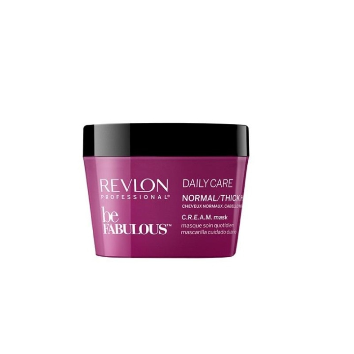 Revlon Be Fabulous - Mask for Normal/Thick Hair 200ml i gruppen SKÖNHET & HÄLSA / Hår & Styling / Hårvårdsprodukter / Hårinpackning hos TP E-commerce Nordic AB (A12866)