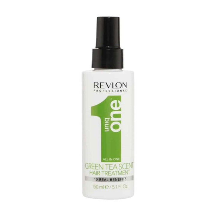 Revlon Uniq One All In One Green Tea Hair Treatment 150ml i gruppen SKÖNHET & HÄLSA / Hår & Styling / Hårvårdsprodukter / Balsamspray/Leave-in hos TP E-commerce Nordic AB (A12885)