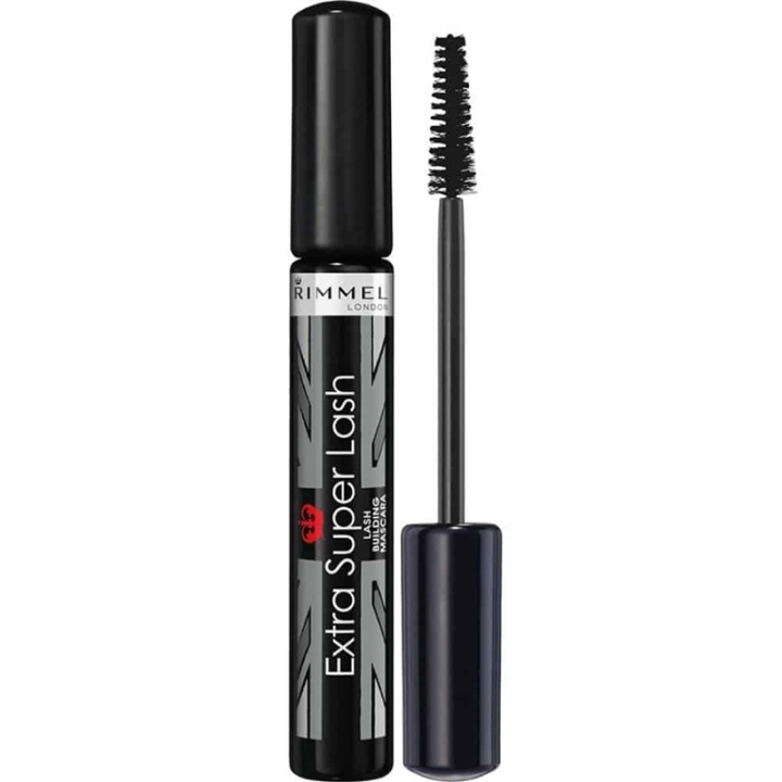 Rimmel London Rimmel Extra Super Lash Mascara Black i gruppen SKÖNHET & HÄLSA / Makeup / Ögon & Ögonbryn / Mascara hos TP E-commerce Nordic AB (A12890)