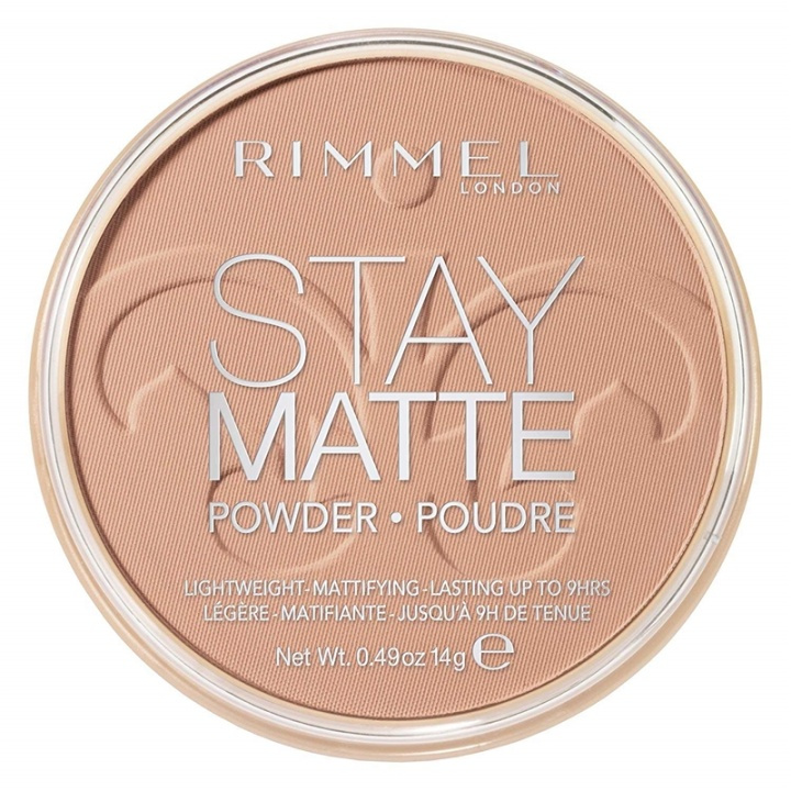 Rimmel Stay Matte Powder 008 Cashmere 14g i gruppen SKÖNHET & HÄLSA / Makeup / Basmakeup / Puder hos TP E-commerce Nordic AB (A12897)