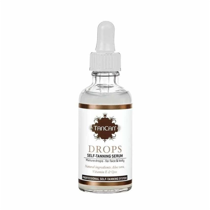 TanCan Drops Self-Tanning Serum 50ml i gruppen SKÖNHET & HÄLSA / Hudvård / Solskydd & Tanning / Brun utan sol hos TP E-commerce Nordic AB (A13038)