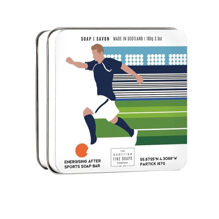 Scottish Fine Soaps Sports Soap Bar Football 100g i gruppen SKÖNHET & HÄLSA / Hår & Styling / Skäggvård / Övrig Skäggvård hos TP E-commerce Nordic AB (A13060)