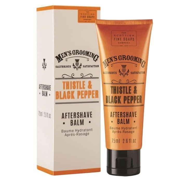 The Scottish Fine Soaps Company Scottish Fine Soaps Thistle & Black Pepper Aftershave Balm 75ml i gruppen SKÖNHET & HÄLSA / Presentkit / Presentkit För Honom hos TP E-commerce Nordic AB (A13064)