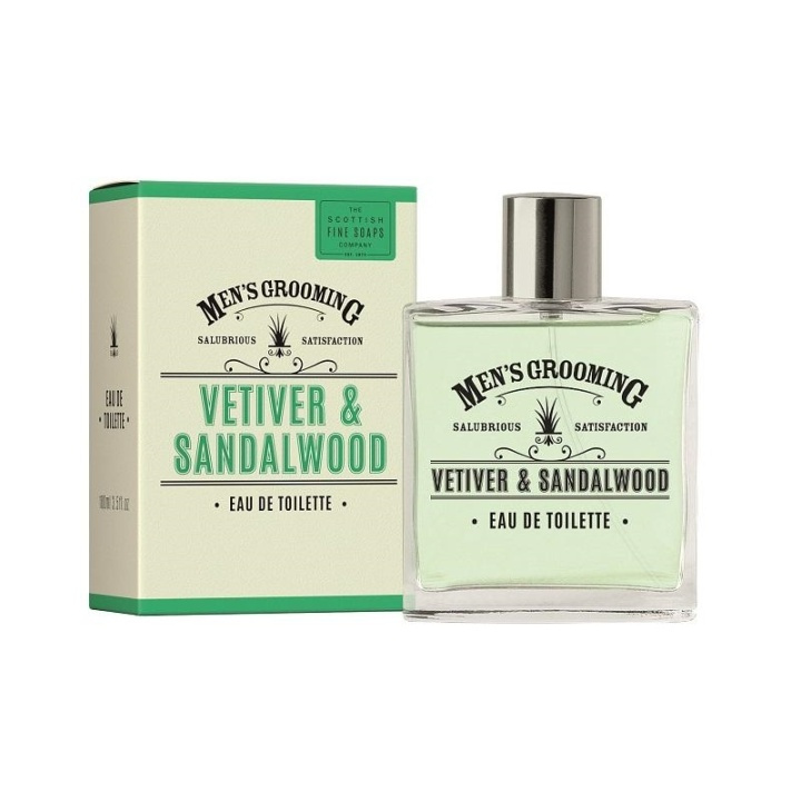The Scottish Fine Soaps Company Scottish Fine Soaps Vetiver & Sandalwood Edt 100ml i gruppen SKÖNHET & HÄLSA / Presentkit / Presentkit För Honom hos TP E-commerce Nordic AB (A13077)