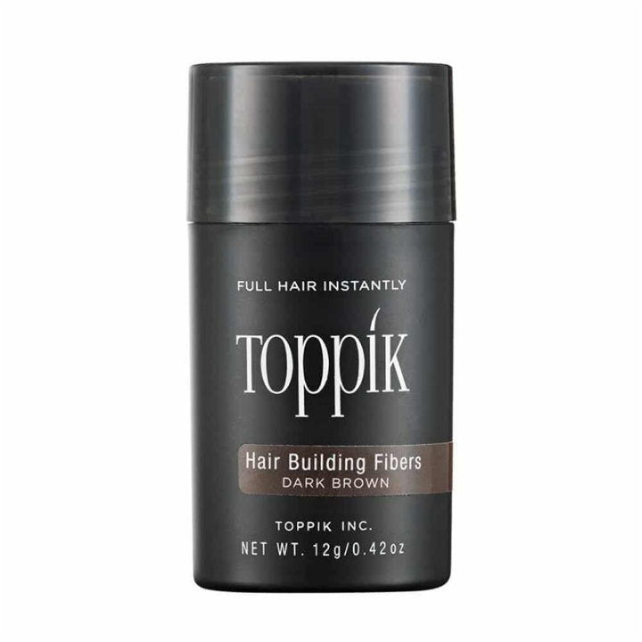 Toppik Hair Building Fibers Regular 12g - Dark Brown i gruppen SKÖNHET & HÄLSA / Hår & Styling / Hårstylingprodukter / Volympulver hos TP E-commerce Nordic AB (A13104)