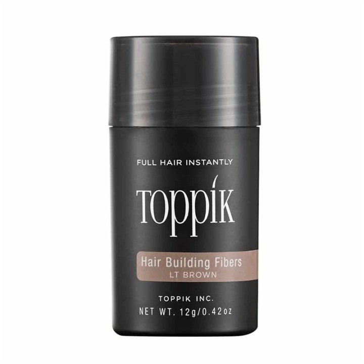 Toppik Hair Building Fibers Regular 12g - Light Brown i gruppen SKÖNHET & HÄLSA / Hår & Styling / Hårstylingprodukter / Volympulver hos TP E-commerce Nordic AB (A13106)