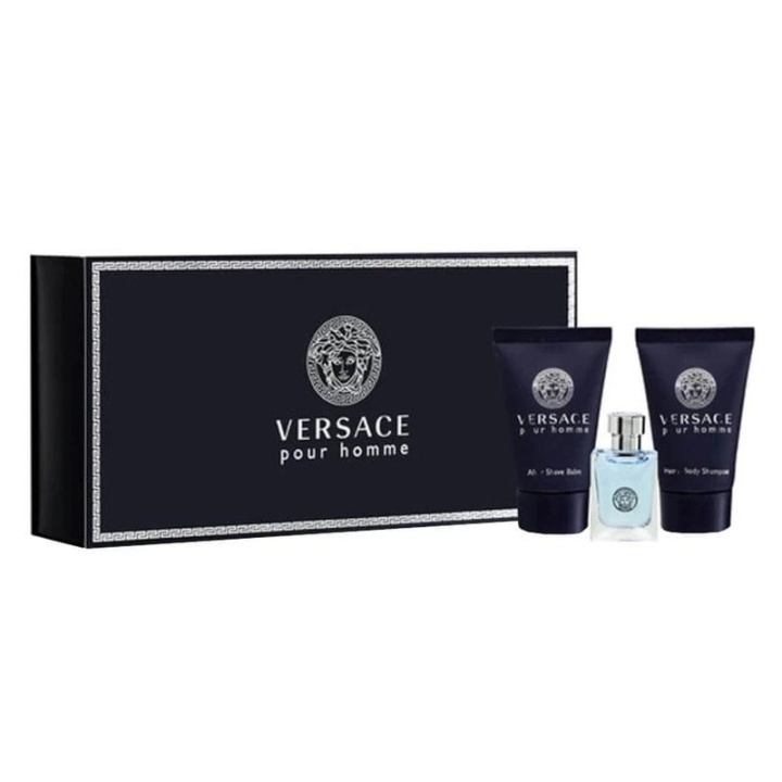 Giftset Versace Pour Homme Edt 5ml Mini Set i gruppen SKÖNHET & HÄLSA / Doft & Parfym / Parfym / Parfymboxar hos TP E-commerce Nordic AB (A13133)