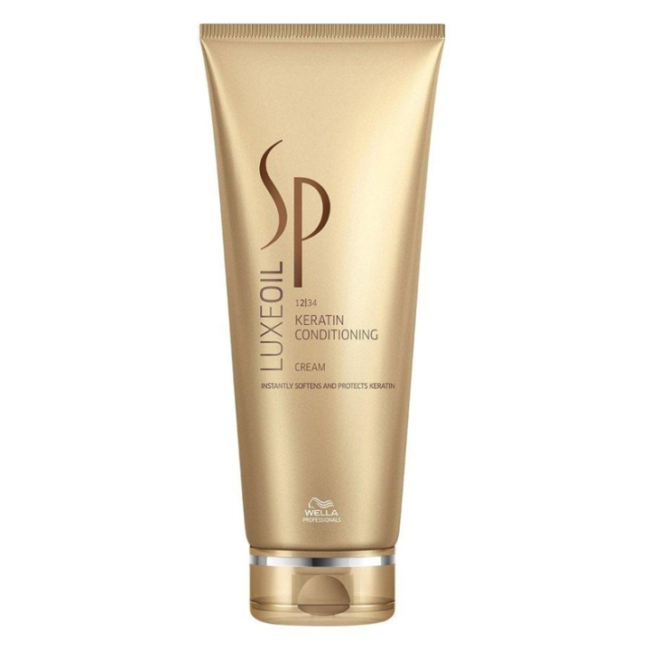 Wella SP LuxeOil Keratin Conditioning Cream 200ml i gruppen SKÖNHET & HÄLSA / Hår & Styling / Hårvårdsprodukter / Balsam hos TP E-commerce Nordic AB (A13156)