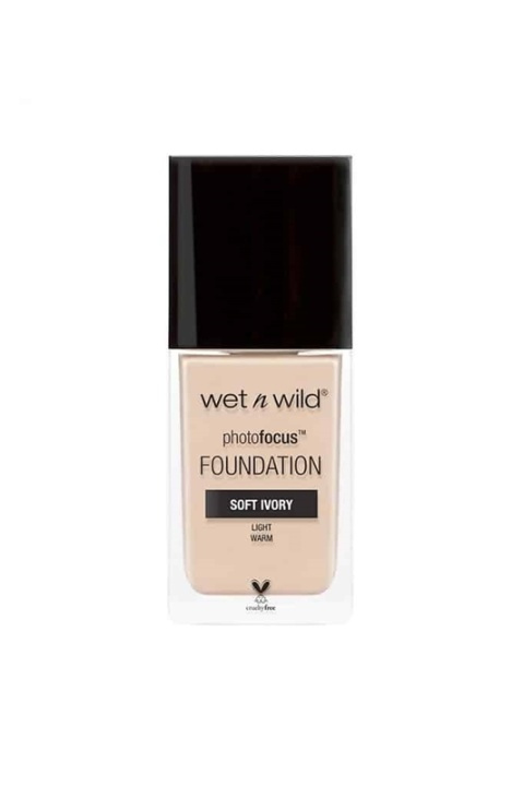 Wet n Wild Photo Focus Foundation Soft Ivory 30ml i gruppen SKÖNHET & HÄLSA / Makeup / Basmakeup / Foundation hos TP E-commerce Nordic AB (A13218)