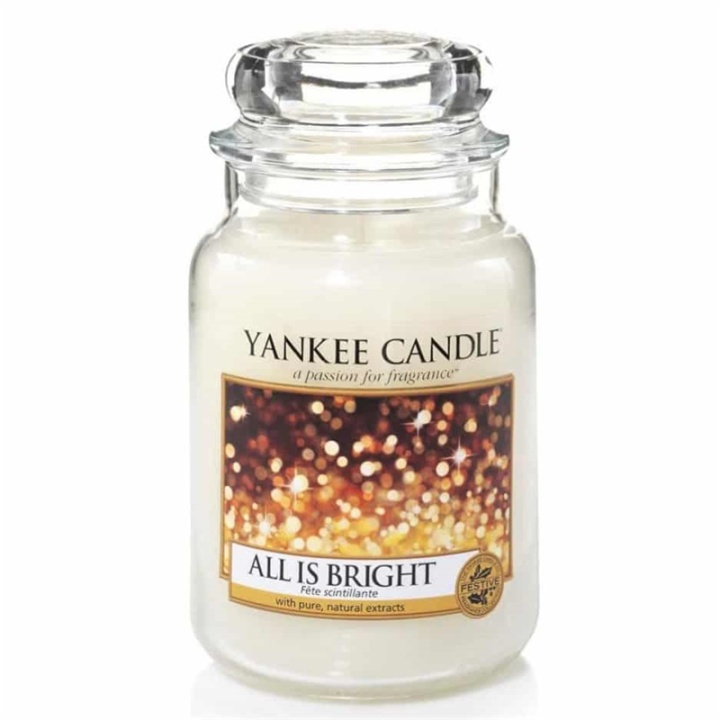 Yankee Candle Classic Large All is Bright 623g i gruppen SKÖNHET & HÄLSA / Doft & Parfym / Övrig doft / Doftljus hos TP E-commerce Nordic AB (A13257)