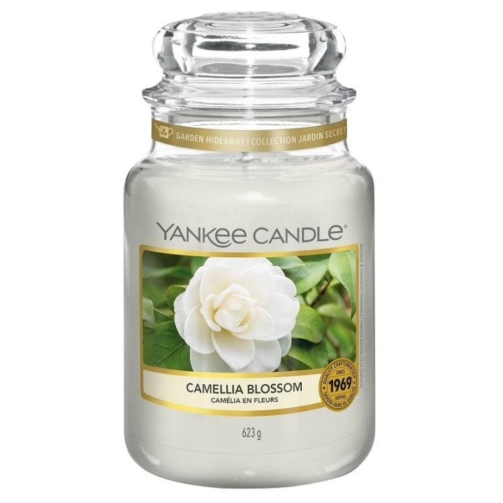 Yankee Candle Classic Large Jar Camellia Blossom 623g i gruppen SKÖNHET & HÄLSA / Doft & Parfym / Övrig doft / Doftljus hos TP E-commerce Nordic AB (A13263)