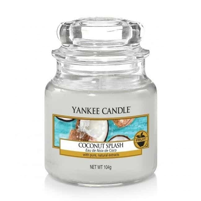 Yankee Candle Classic Medium Jar Coconut Splash 411g i gruppen SKÖNHET & HÄLSA / Doft & Parfym / Övrig doft / Doftljus hos TP E-commerce Nordic AB (A13281)