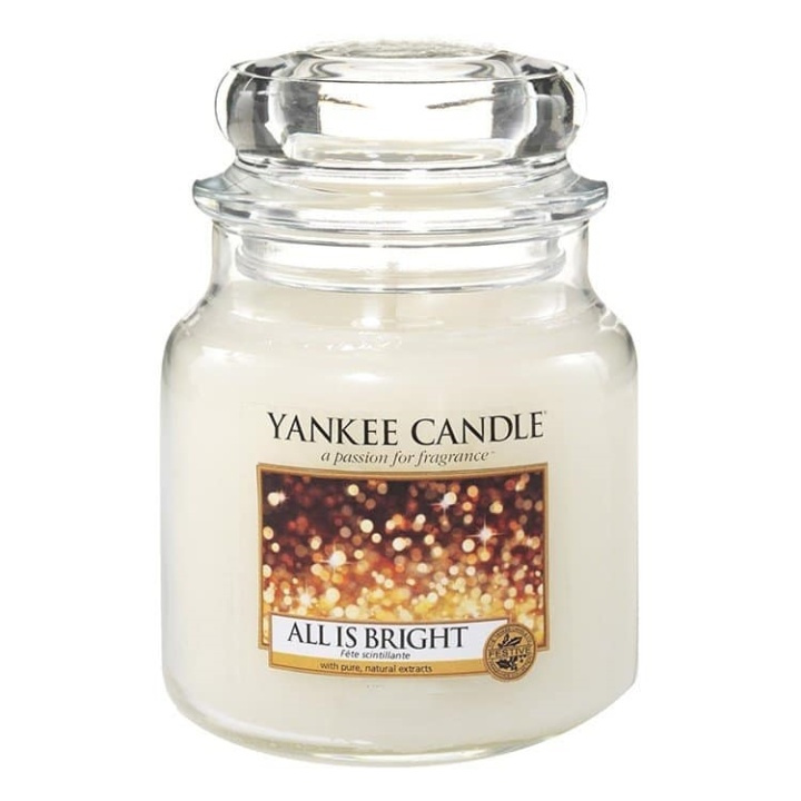 Yankee Candle Classic Small Jar All is Bright 104g i gruppen SKÖNHET & HÄLSA / Doft & Parfym / Övrig doft / Doftljus hos TP E-commerce Nordic AB (A13298)