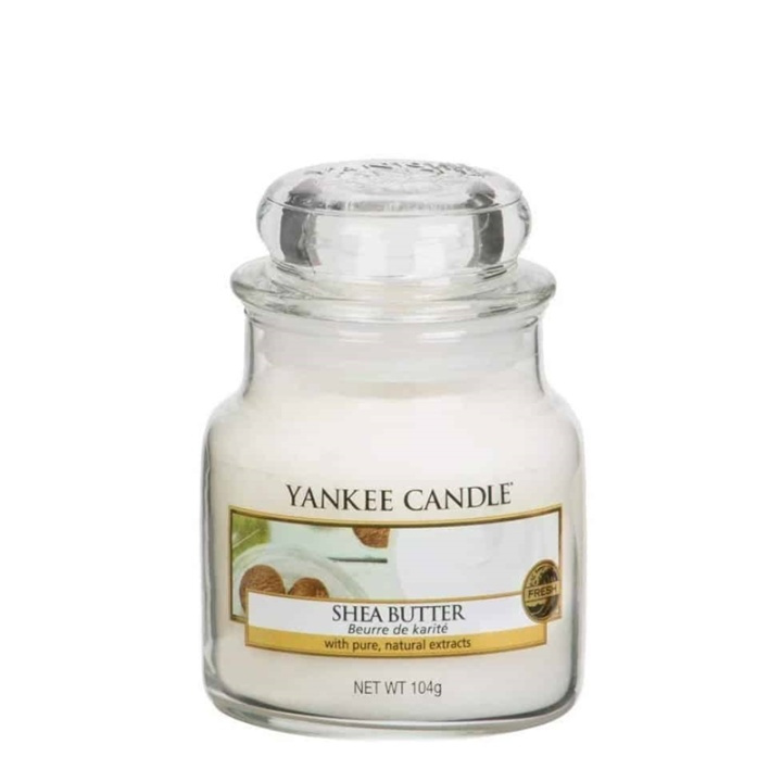 Yankee Candle Classic Small Jar Shea Butter 104g i gruppen SKÖNHET & HÄLSA / Doft & Parfym / Övrig doft / Doftljus hos TP E-commerce Nordic AB (A13316)