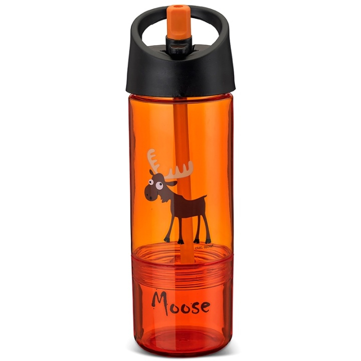 Carl Oscar Barnflaska 2 i 1 0,3 + 0,15L Orange i gruppen LEKSAKER, BARN- & BABYPRODUKTER / Äta & Dricka / Flaskor & Barnmuggar hos TP E-commerce Nordic AB (A13362)
