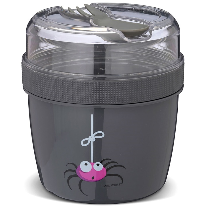 Carl Oscar N\'ice Cup - Matlåda med kylskiva Grå i gruppen LEKSAKER, BARN- & BABYPRODUKTER / Äta & Dricka / Barnserviser hos TP E-commerce Nordic AB (A13374)
