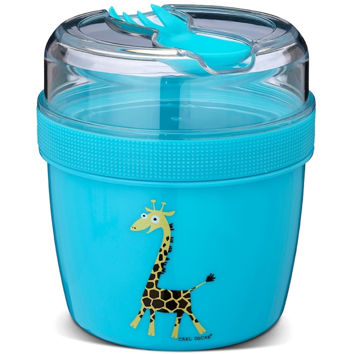Carl Oscar N\'ice Cup - Matlåda med kylskiva Turkos i gruppen LEKSAKER, BARN- & BABYPRODUKTER / Äta & Dricka / Barnserviser hos TP E-commerce Nordic AB (A13377)