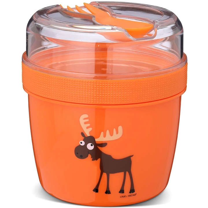 Carl Oscar N\'ice Cup - Matlåda med kylskiva Orange i gruppen LEKSAKER, BARN- & BABYPRODUKTER / Äta & Dricka / Barnserviser hos TP E-commerce Nordic AB (A13378)