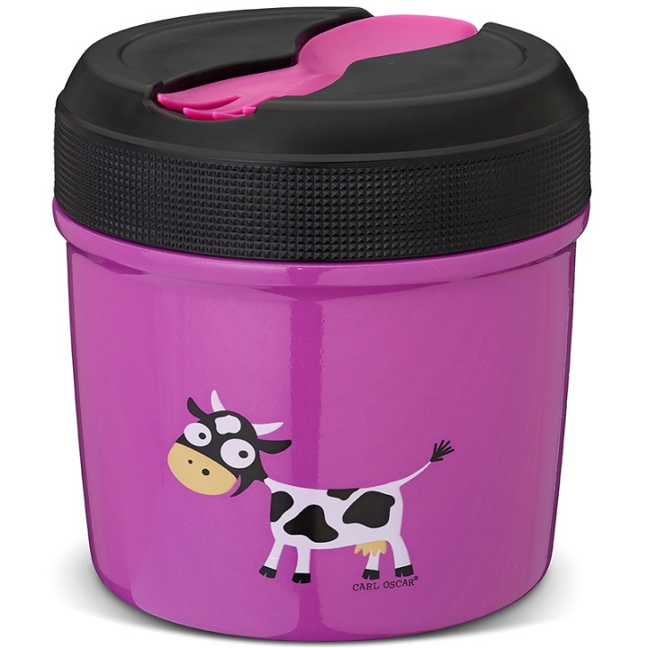 Carl Oscar TEMP LunchJar Mattermos 0,5L Cerise i gruppen SPORT, FRITID & HOBBY / Friluftsliv / Termosar & Vattenflaskor hos TP E-commerce Nordic AB (A13384)