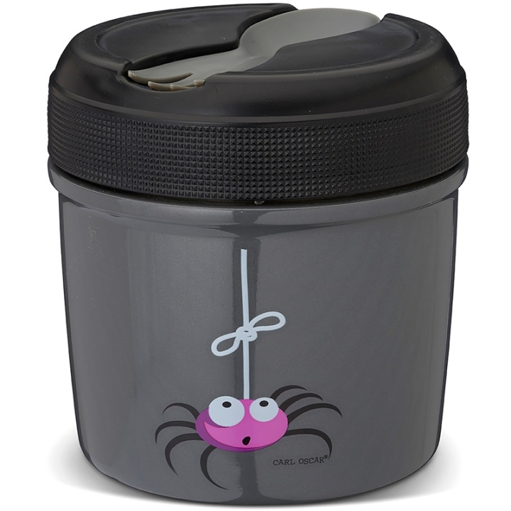 Carl Oscar TEMP LunchJar Mattermos 0,5L Grå i gruppen SPORT, FRITID & HOBBY / Friluftsliv / Termosar & Vattenflaskor hos TP E-commerce Nordic AB (A13385)