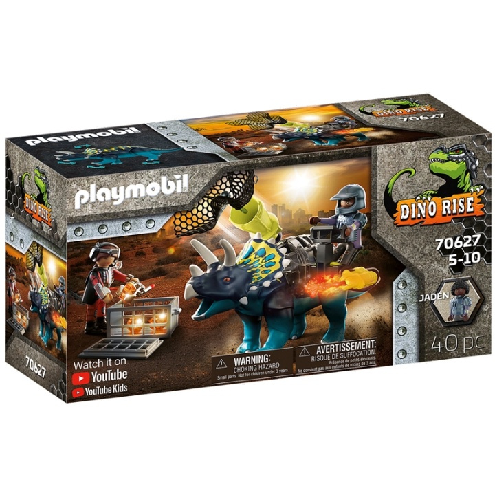 Playmobil Triceratops: Battle for the Le i gruppen LEKSAKER, BARN- & BABYPRODUKTER / Leksaker / Playmobil hos TP E-commerce Nordic AB (A13552)