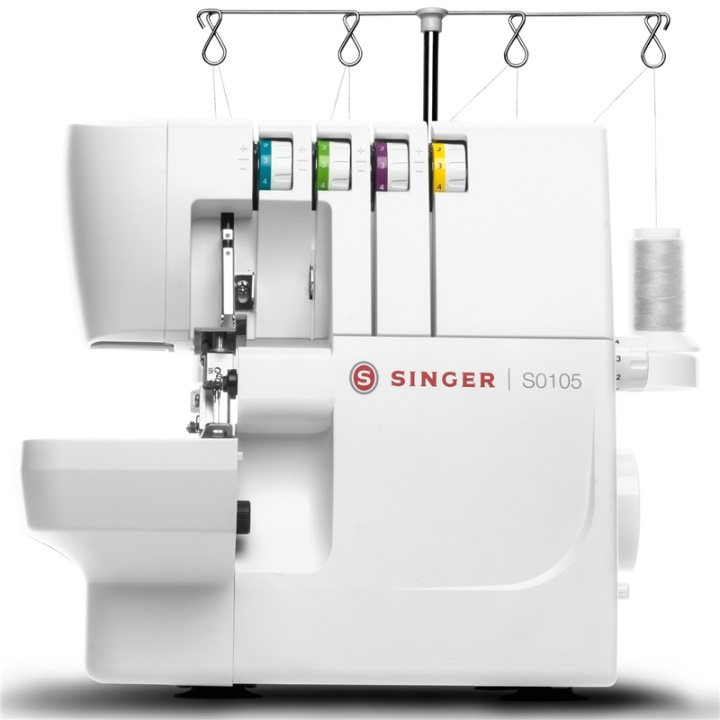 Singer Symaskin Overlock S0105 2-3-4 trådars i gruppen HEM, HUSHÅLL & TRÄDGÅRD / Hushållsmaskiner / Symaskiner & Tillbehör / Symaskiner hos TP E-commerce Nordic AB (A13696)