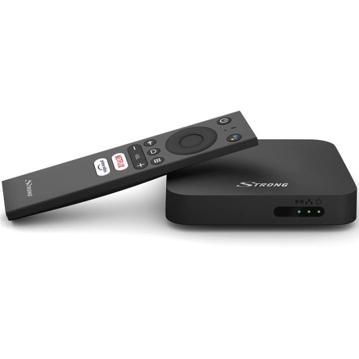 Strong SRT401 Android 4K TV-box Chrom i gruppen HEMELEKTRONIK / Ljud & Bild / TV & Tillbehör / Mediaspelare & Smart TV-boxar hos TP E-commerce Nordic AB (A13725)