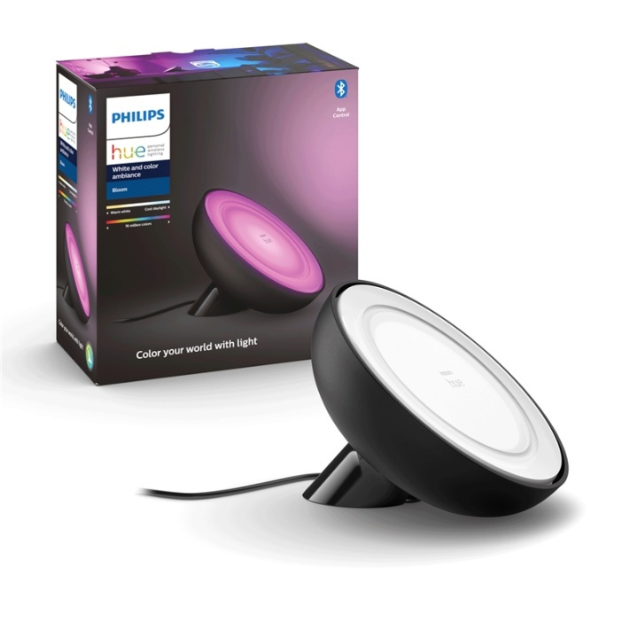 Philips Hue Bloom Color Bordslampa Sva i gruppen HEMELEKTRONIK / Belysning / Bordslampor hos TP E-commerce Nordic AB (A13820)