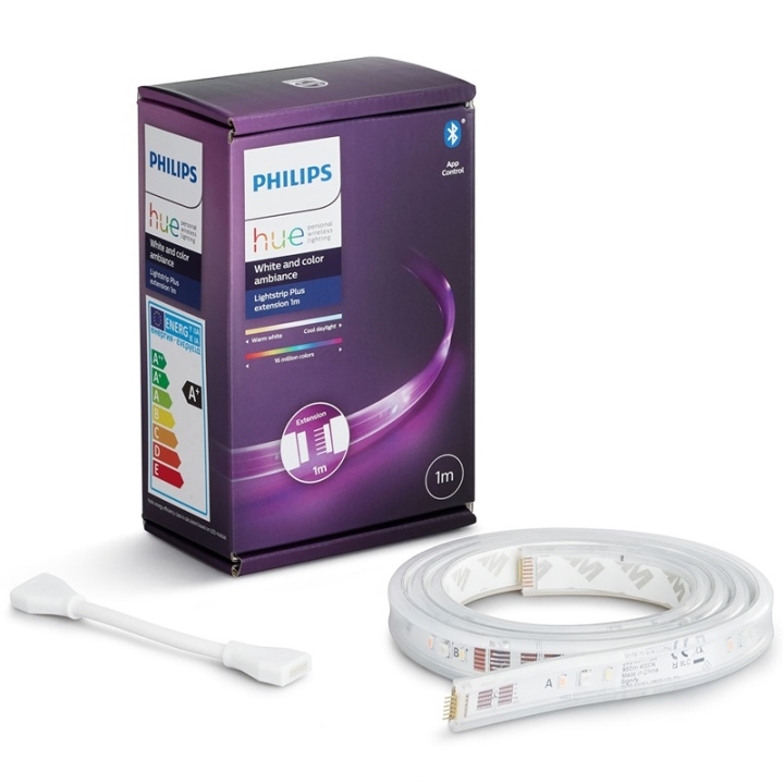 Philips Hue Lightstrip Plus V4 1m exte i gruppen HEM, HUSHÅLL & TRÄDGÅRD / Smarta hem / Smart belysning hos TP E-commerce Nordic AB (A13839)