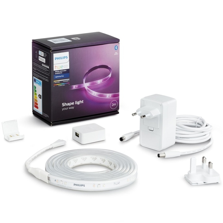 Philips Hue LightStrip Plus V4 2m base i gruppen HEM, HUSHÅLL & TRÄDGÅRD / Smarta hem / Smart belysning hos TP E-commerce Nordic AB (A13840)