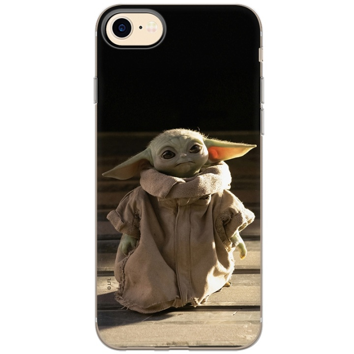 Star Wars Mobilskal Baby Yoda 001 iPhone SE(2nd gen)/8/7 i gruppen SMARTPHONE & SURFPLATTOR / Mobilskydd / Apple / iPhone 7 / Skal hos TP E-commerce Nordic AB (A13862)