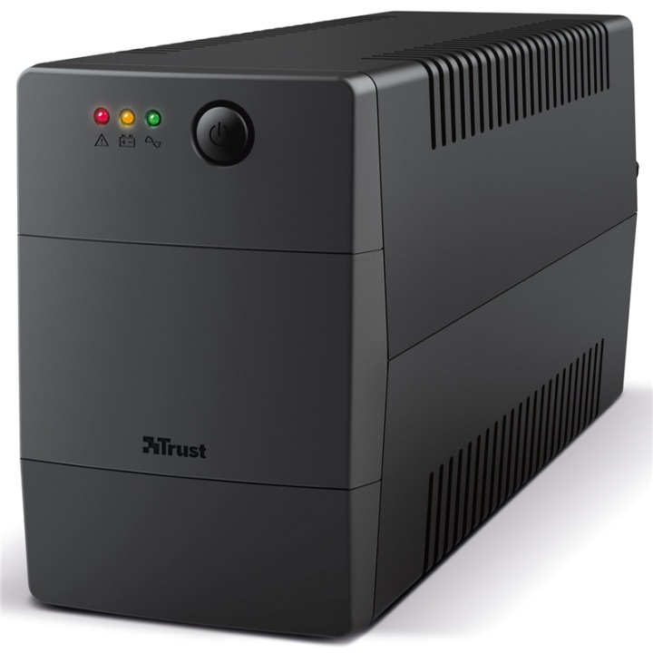 Trust Paxxon 800VA UPS 2st uttag Schuko i gruppen DATORER & KRINGUTRUSTNING / UPS Avbrottsfri Kraft hos TP E-commerce Nordic AB (A13882)