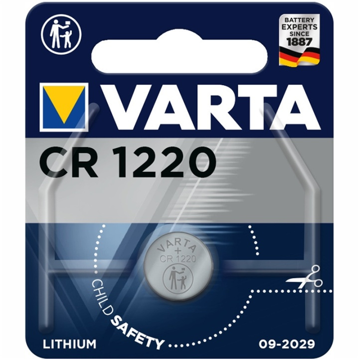 Varta CR1220 3V Lithium Knappcellsba i gruppen HEMELEKTRONIK / Batterier & Laddare / Batterier / Knappcell hos TP E-commerce Nordic AB (A13884)