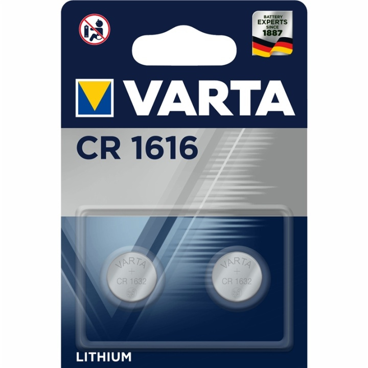 Varta CR1616 3V Lithium Knappcellsba i gruppen HEMELEKTRONIK / Batterier & Laddare / Batterier / Knappcell hos TP E-commerce Nordic AB (A13885)