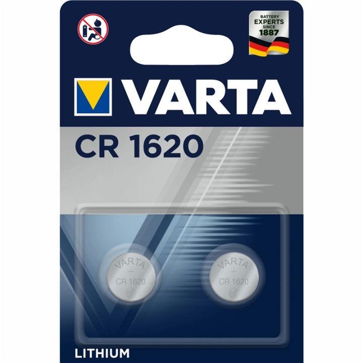 Varta CR1620 3V Lithium Knappcellsba i gruppen HEMELEKTRONIK / Batterier & Laddare / Batterier / Knappcell hos TP E-commerce Nordic AB (A13886)