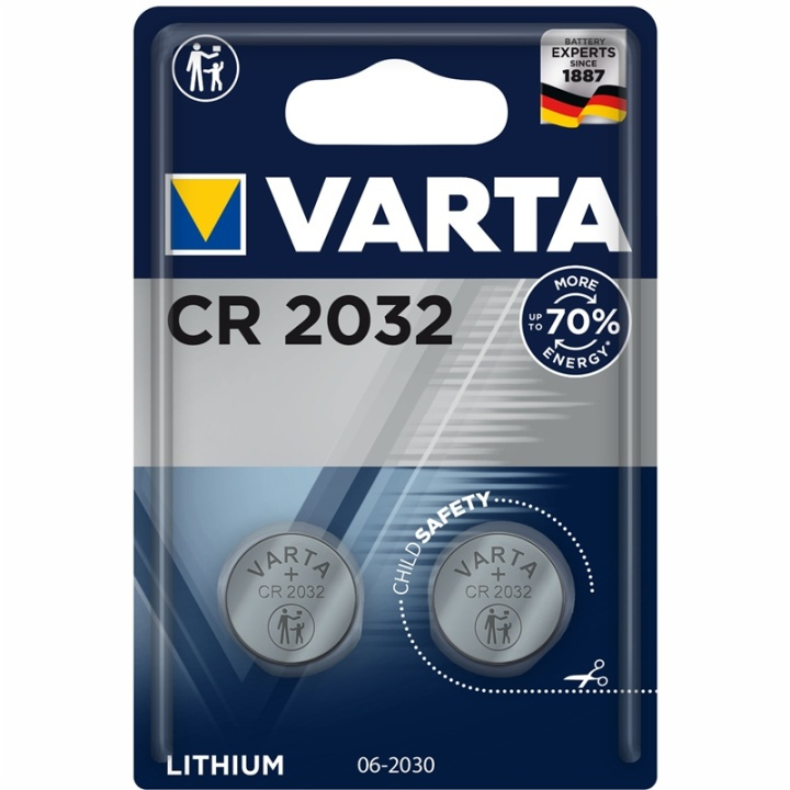 Varta CR2032 3V Lithium Knappcellsba i gruppen HEMELEKTRONIK / Batterier & Laddare / Batterier / Knappcell hos TP E-commerce Nordic AB (A13890)
