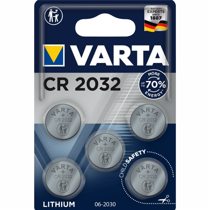 Varta CR2032 3V Lithium Knappcellsbatterier i gruppen HEMELEKTRONIK / Batterier & Laddare / Batterier / Knappcell hos TP E-commerce Nordic AB (A13891)