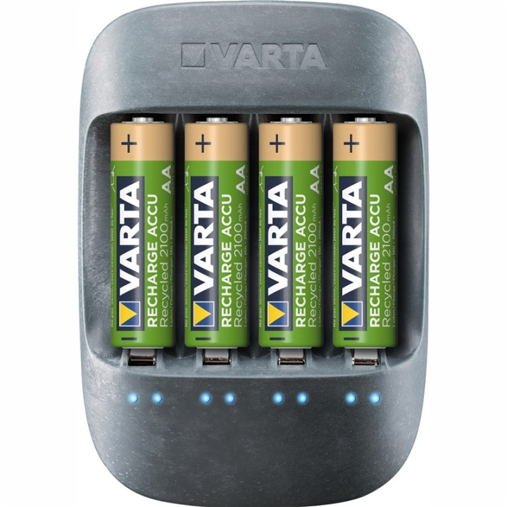 Varta Eco Charger Ekovänlig laddare i gruppen HEMELEKTRONIK / Batterier & Laddare / Batteriladdare hos TP E-commerce Nordic AB (A13894)