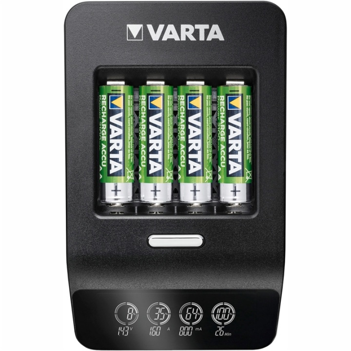 Varta LCD Ultra Fast Charger AA/AAA i gruppen HEMELEKTRONIK / Batterier & Laddare / Batteriladdare hos TP E-commerce Nordic AB (A13896)