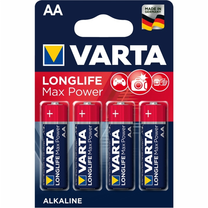 Varta Longlife Max Power AA / LR6 Ba i gruppen HEMELEKTRONIK / Batterier & Laddare / Batterier / AA hos TP E-commerce Nordic AB (A13907)