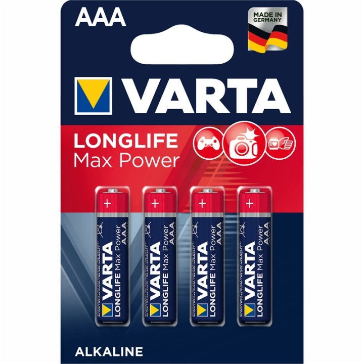 Varta Longlife Max Power AAA / LR03 i gruppen HEMELEKTRONIK / Batterier & Laddare / Batterier / AAA hos TP E-commerce Nordic AB (A13908)