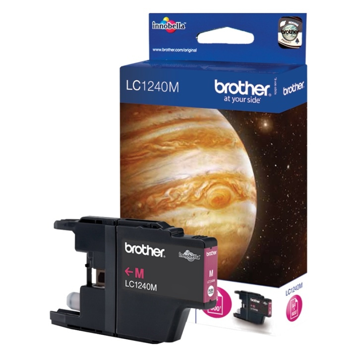 Brother LC-1240M bläckpatroner 1 styck Original Magenta i gruppen DATORER & KRINGUTRUSTNING / Skrivare & Tillbehör / Bläck & Toner / Bläckpatroner / Brother hos TP E-commerce Nordic AB (A13976)