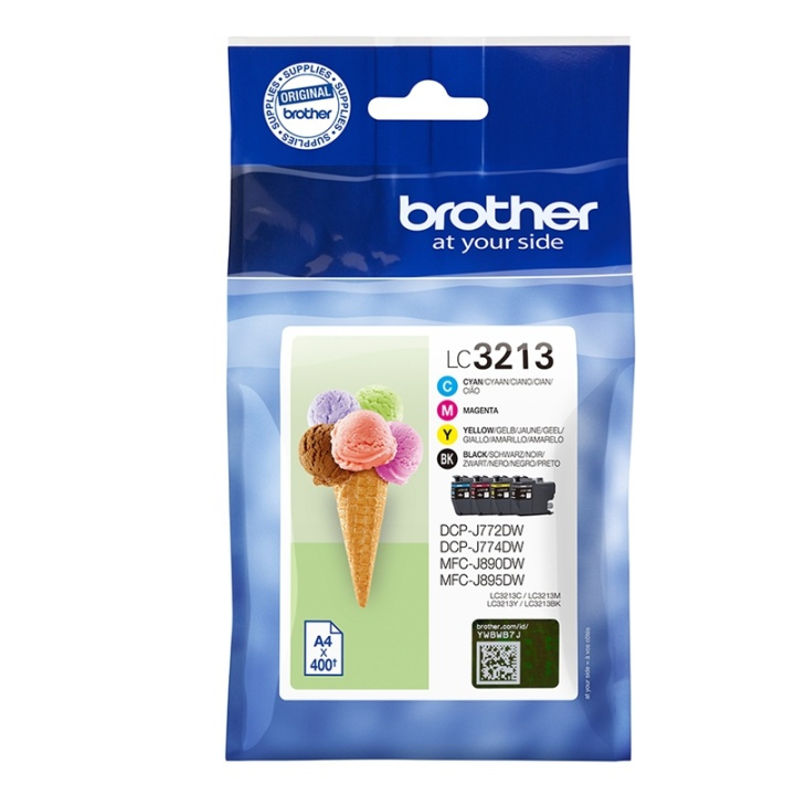 Brother LC-3213VALDR bläckpatroner Original Hög (XL) avkastning Svart, Cyan, Mag i gruppen DATORER & KRINGUTRUSTNING / Skrivare & Tillbehör / Bläck & Toner / Bläckpatroner / Brother hos TP E-commerce Nordic AB (A14011)