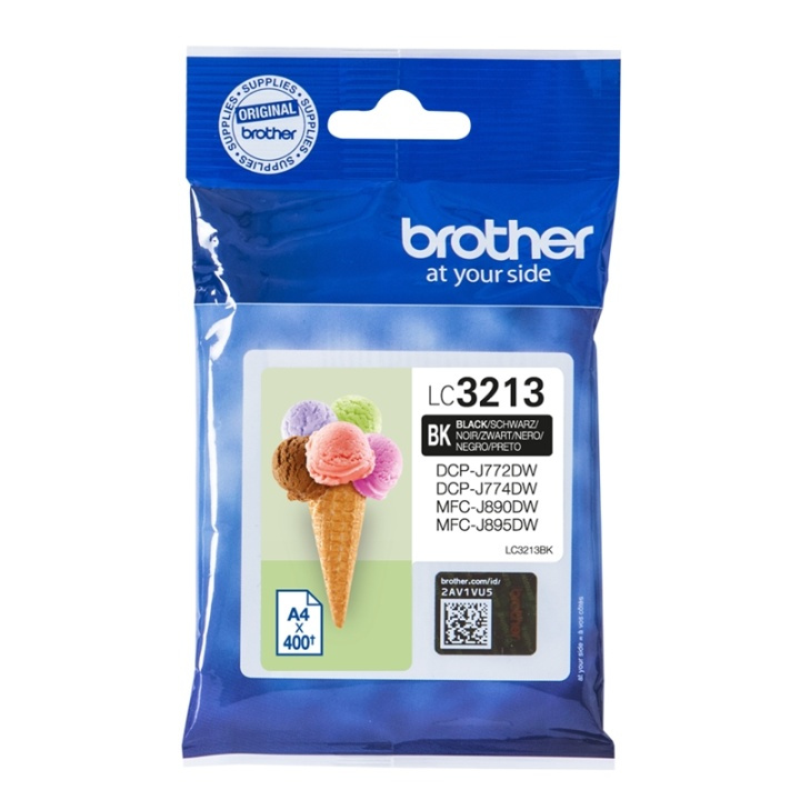 Brother LC-3213BK bläckpatroner Original Hög (XL) avkastning Svart i gruppen DATORER & KRINGUTRUSTNING / Skrivare & Tillbehör / Bläck & Toner / Bläckpatroner / Brother hos TP E-commerce Nordic AB (A14012)