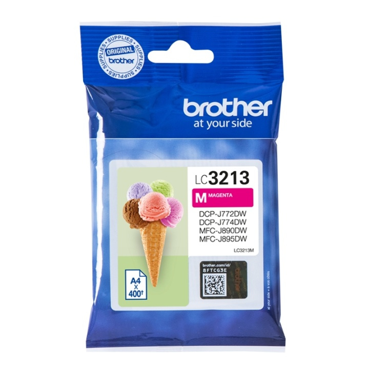 Brother LC-3213M bläckpatroner Original Hög (XL) avkastning Magenta i gruppen DATORER & KRINGUTRUSTNING / Skrivare & Tillbehör / Bläck & Toner / Bläckpatroner / Brother hos TP E-commerce Nordic AB (A14014)