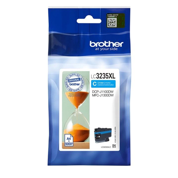 Brother LC-3235XLC bläckpatroner 1 styck Original Hög (XL) avkastning Cyan i gruppen DATORER & KRINGUTRUSTNING / Skrivare & Tillbehör / Bläck & Toner / Bläckpatroner / Brother hos TP E-commerce Nordic AB (A14026)